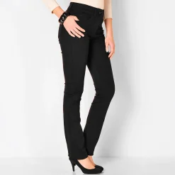 Afslankende broek, binnenpijplengte 78 cm