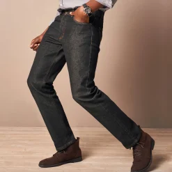 Authentieke jeans in recht model - binnenpijplengte 82 cm