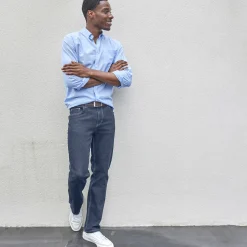 Authentieke jeans in recht model - binnenpijplengte 82 cm