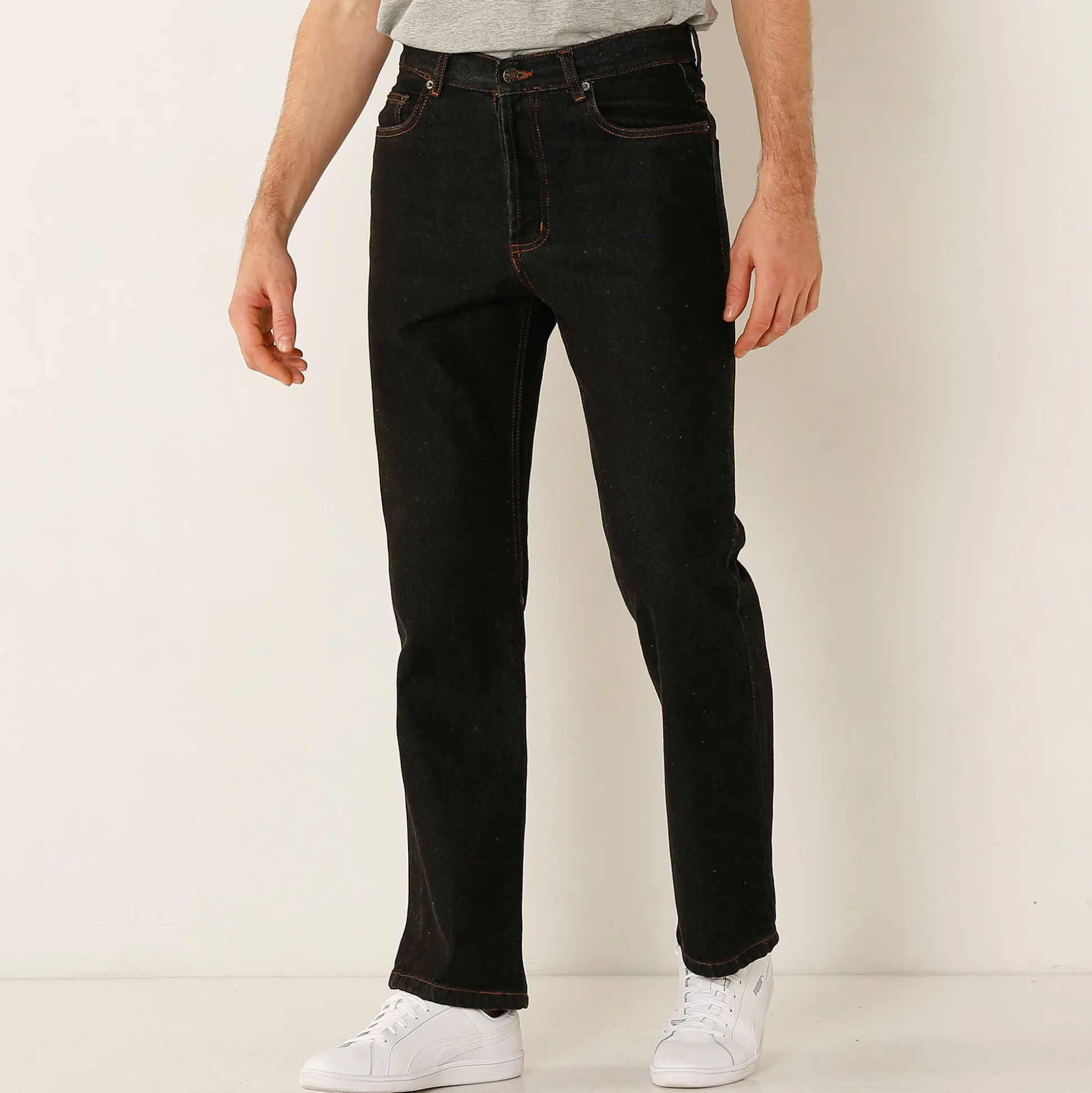 Authentieke jeans in recht model - binnenpijplengte 72 cm