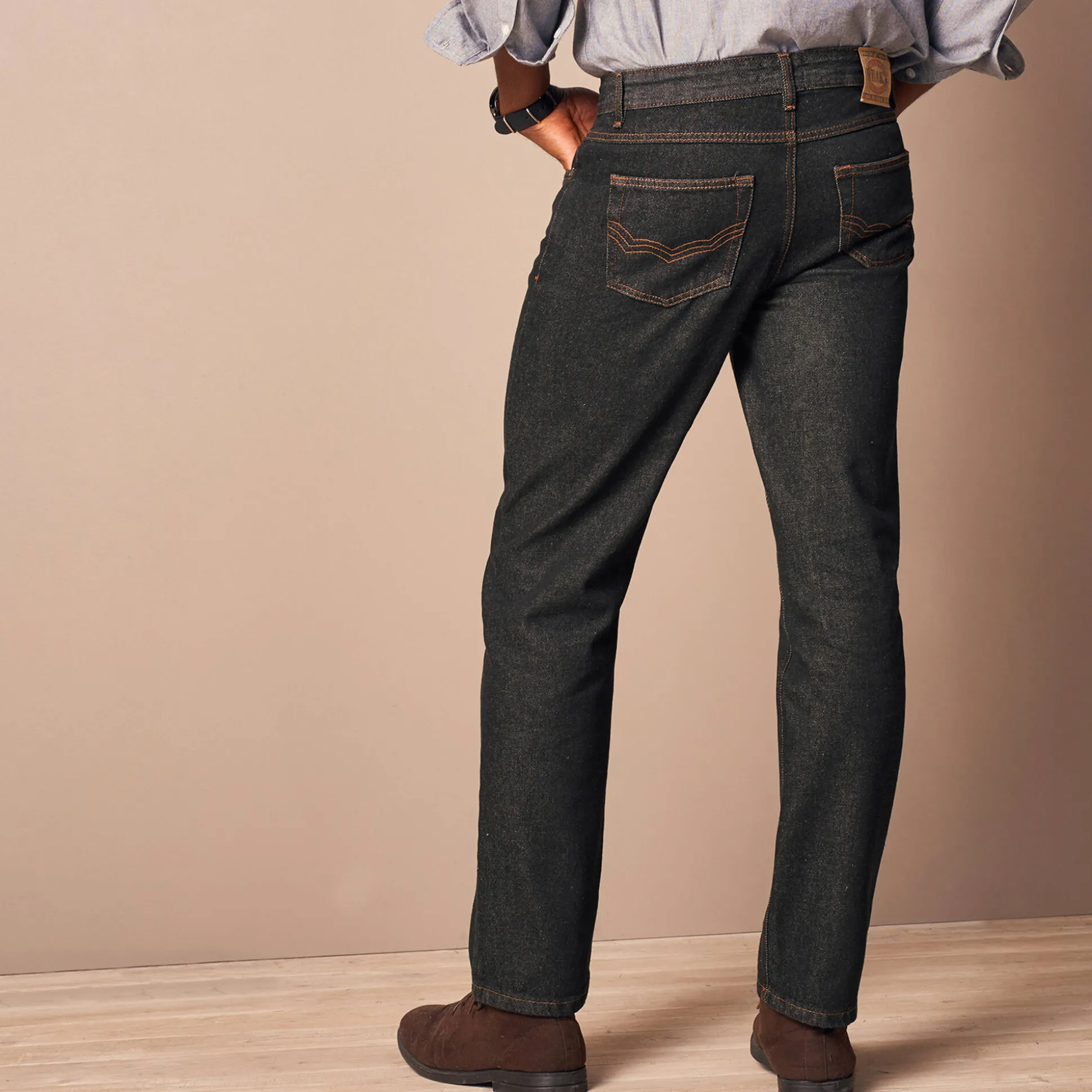 Authentieke jeans in recht model - binnenpijplengte 72 cm