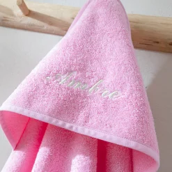 Badcape voor baby, personaliseerbaar