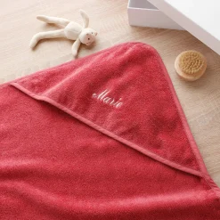 Badcape voor baby, personaliseerbaar
