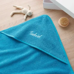 Badcape voor baby, personaliseerbaar
