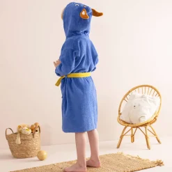 Badjas voor kinderen, personaliseerbaar, Pin-pon, met kap