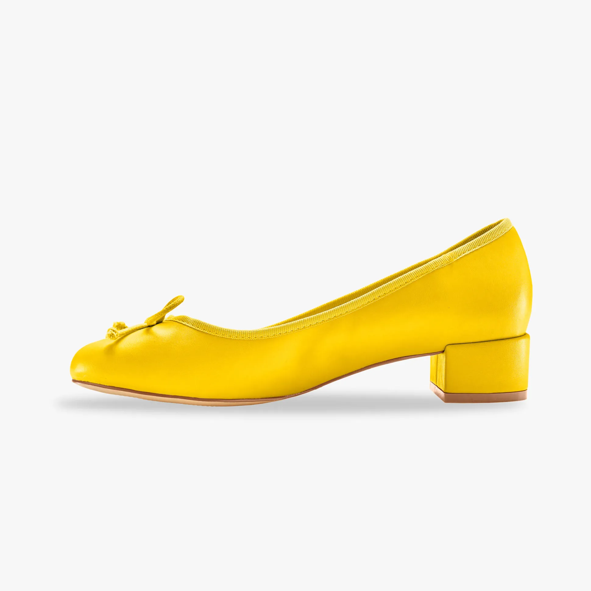 Ballerina's met klein hakje
