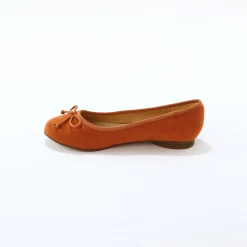 Ballerines plates microfibre