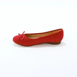 Ballerines plates microfibre