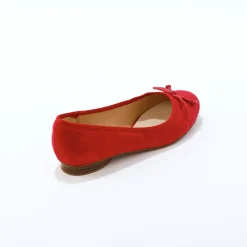 Ballerines plates microfibre