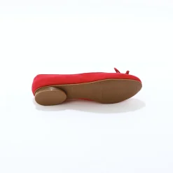 Ballerines plates microfibre