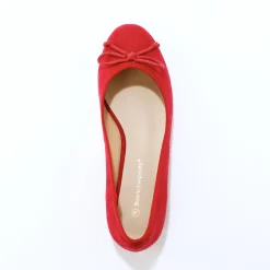 Ballerines plates microfibre