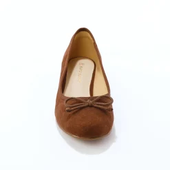 Ballerines plates microfibre