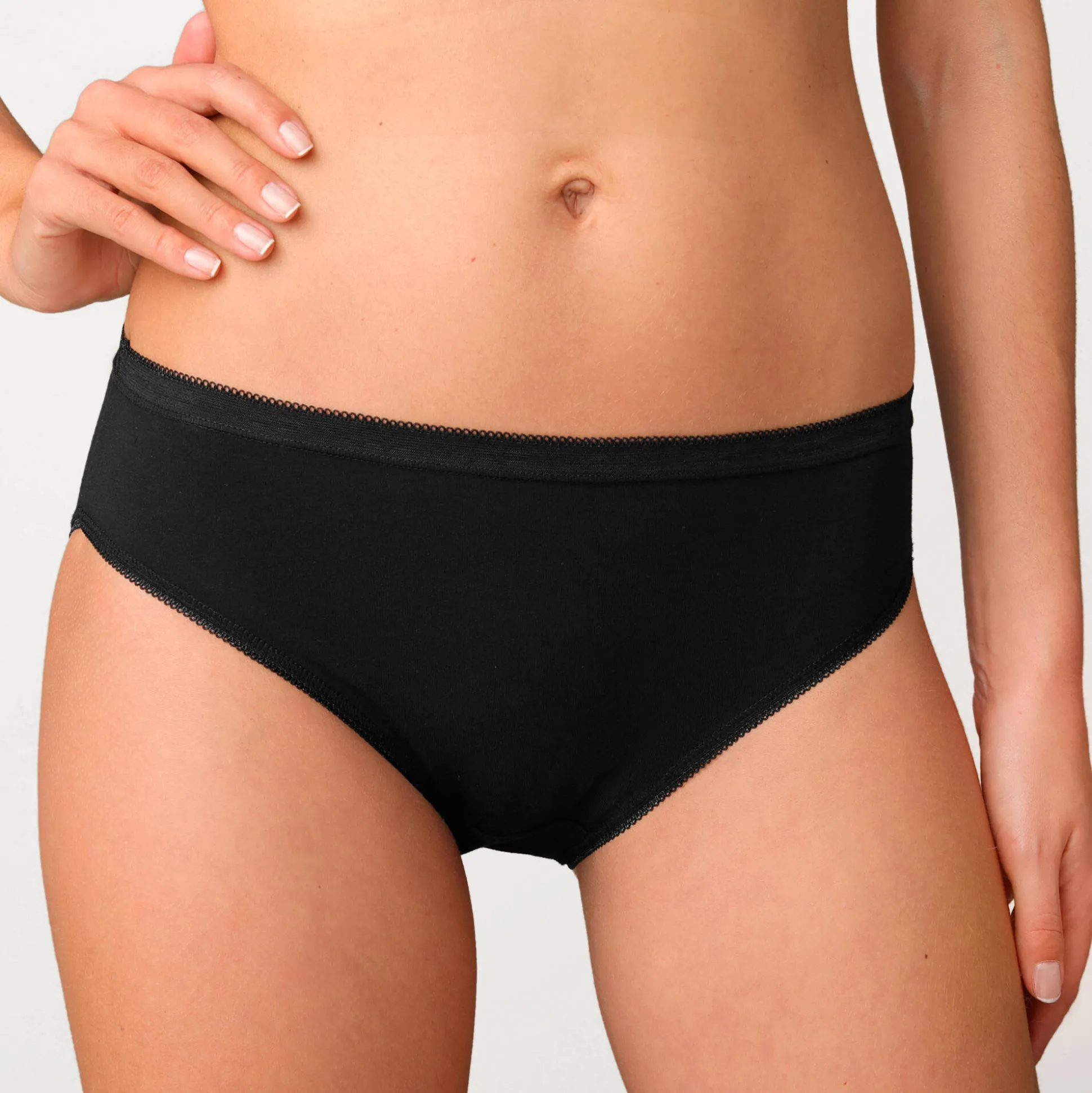 Basic midislip - set van 3