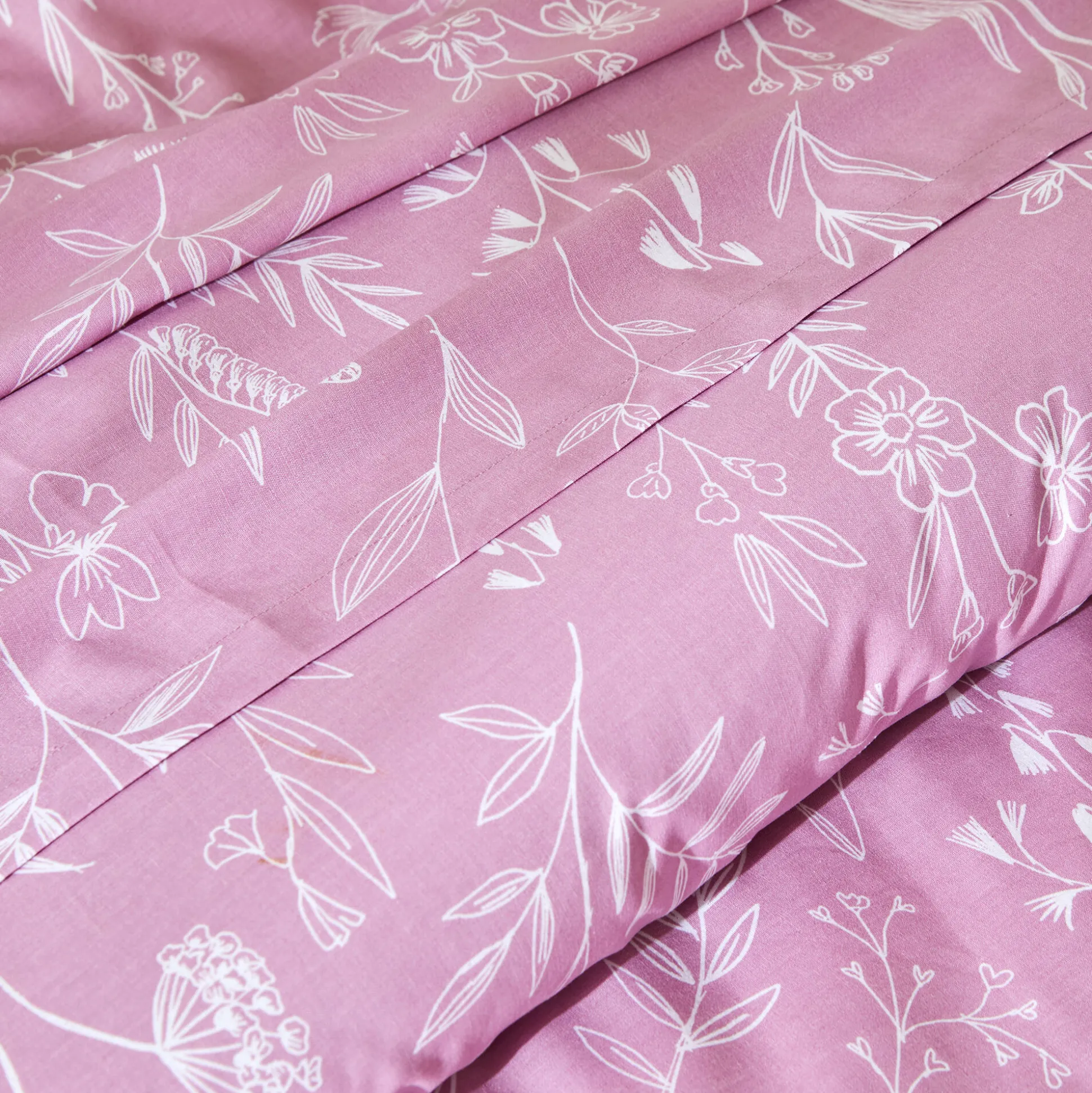 Bedlinnen Alessia in katoen met bloemenprint