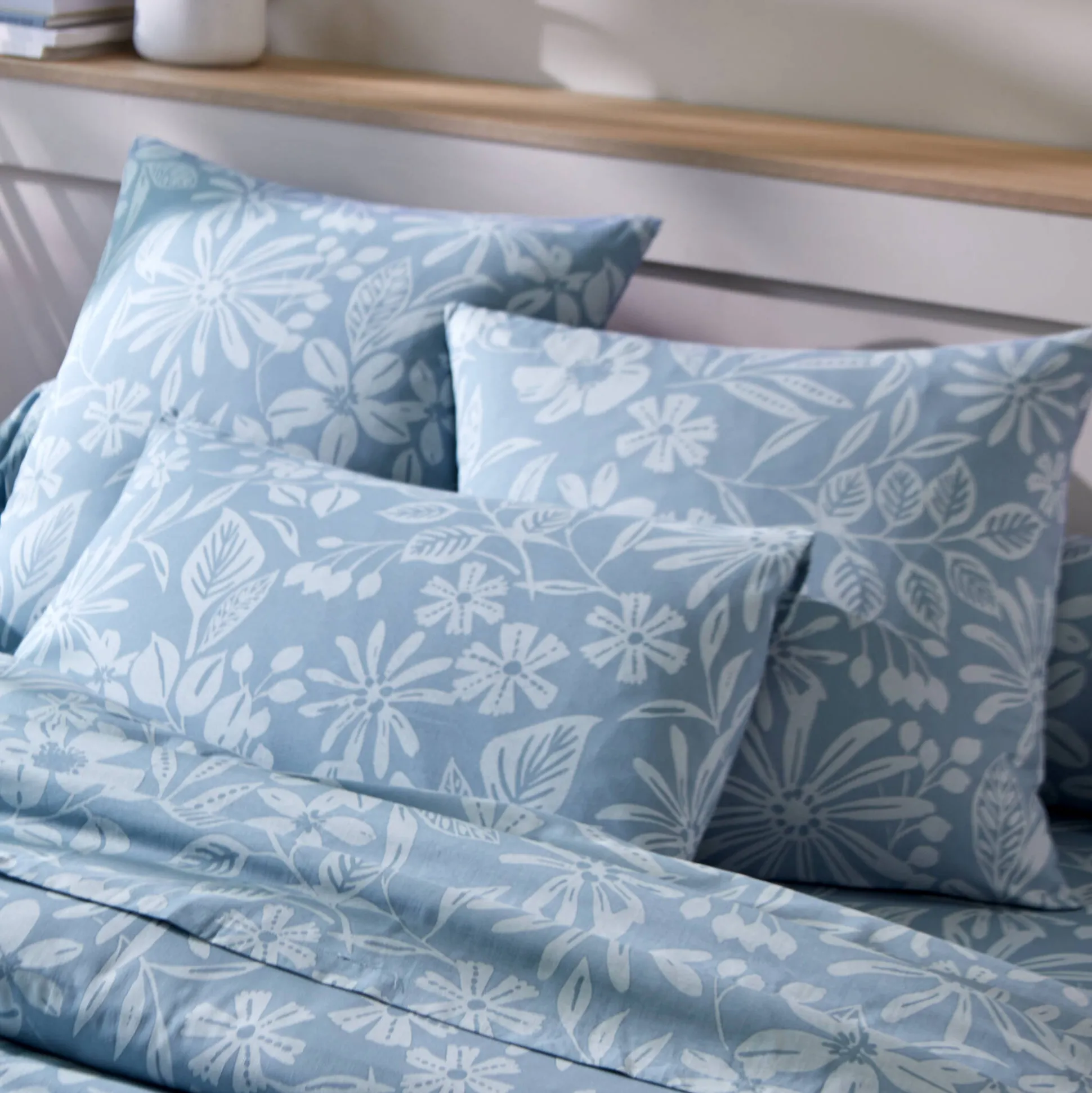 Bedlinnen Céline, in katoen met bloemenprint