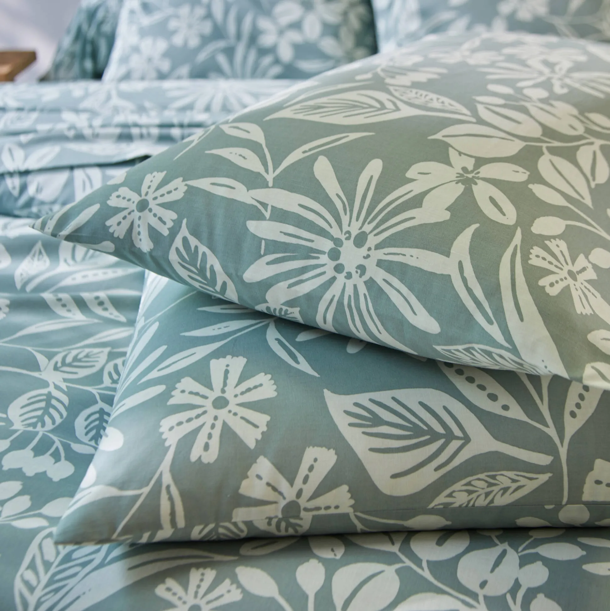 Bedlinnen Céline, in katoen met bloemenprint