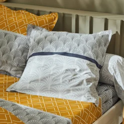 Bedlinnen Eddy in katoen met grafische motieven