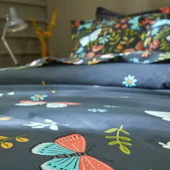 Bedlinnen Envolée in katoen met vlindermotieven