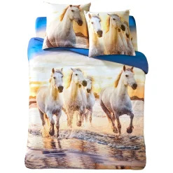 Bedlinnen Haras in katoen met paardenprint