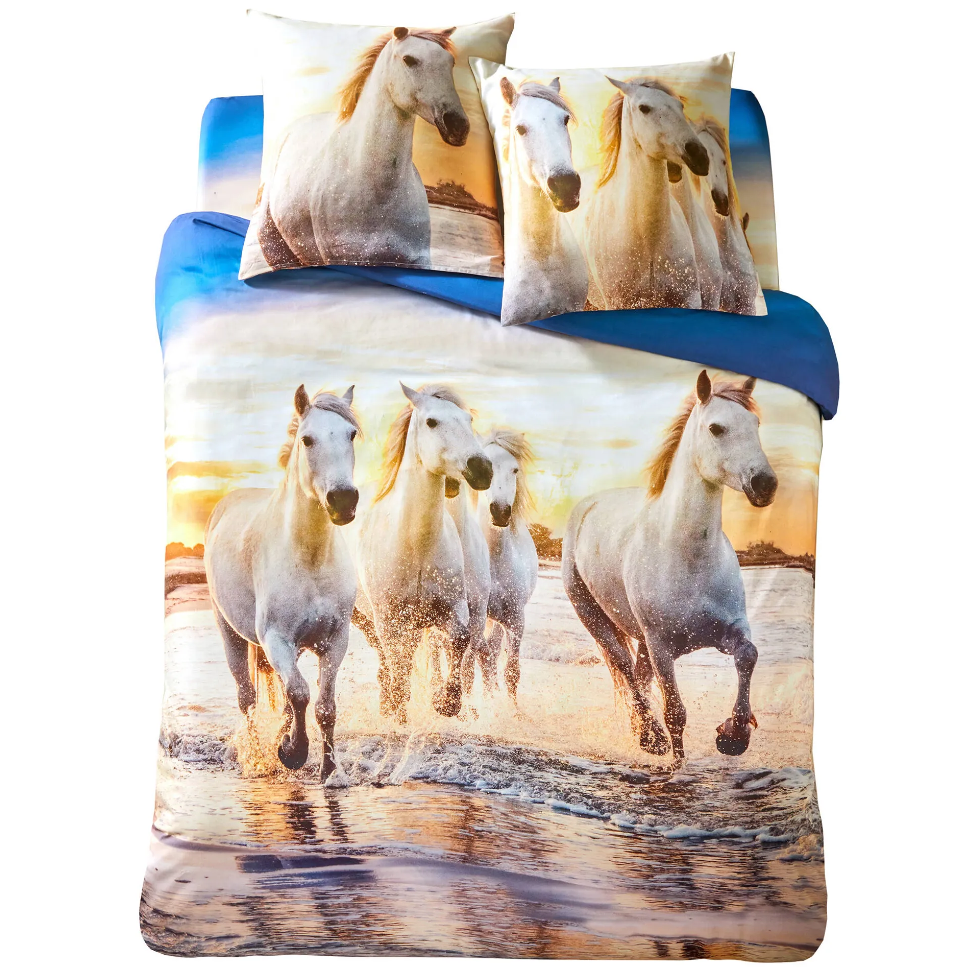 Bedlinnen Haras in katoen met paardenprint