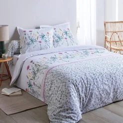 Bedlinnen Julie in katoen met plantenprint