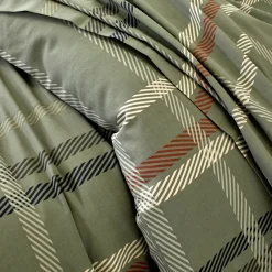 Bedlinnen Karl met ruitprint, in flanel
