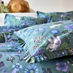 Bedlinnen Kelly in katoen met bloemenprint