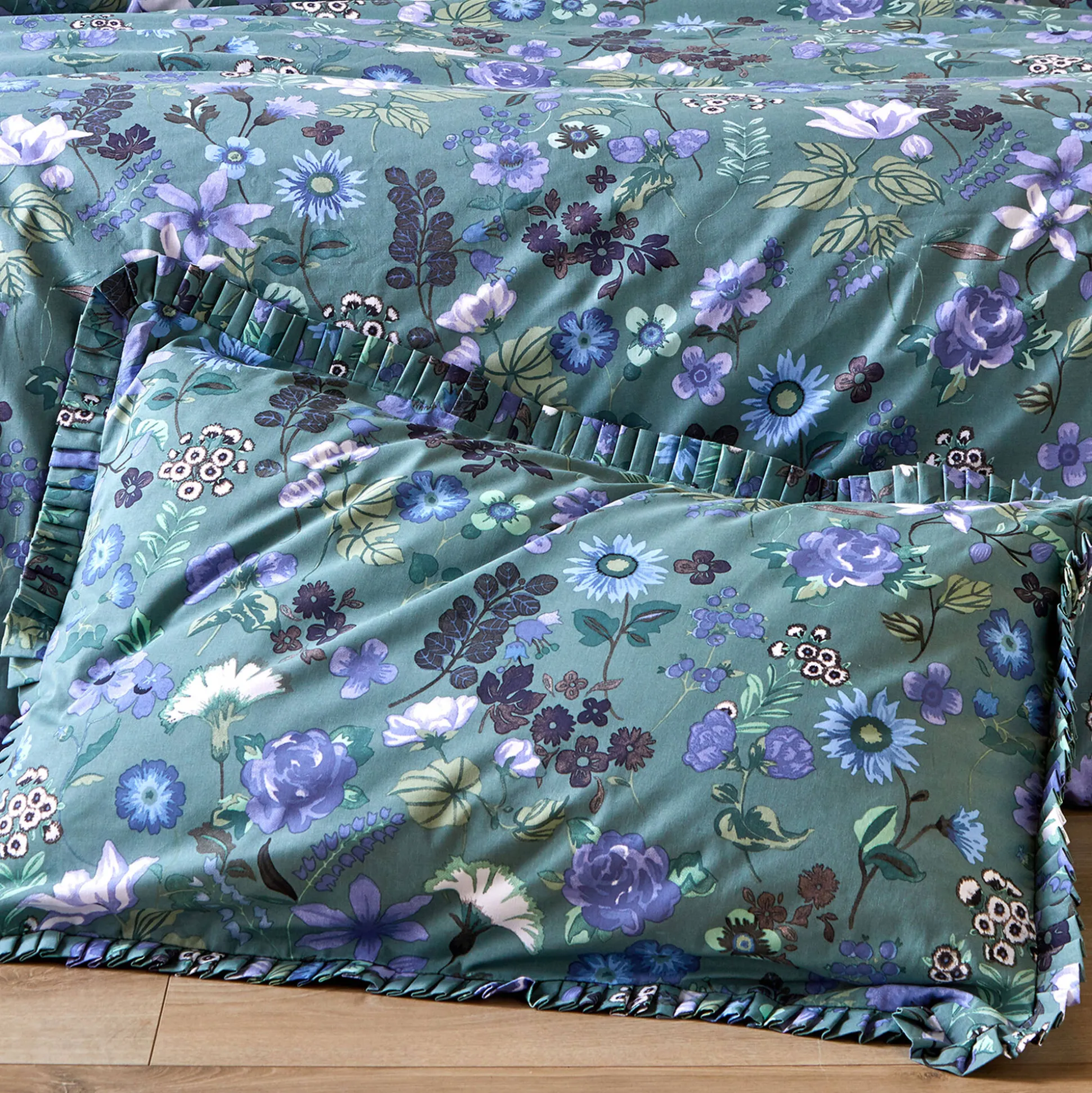 Bedlinnen Kelly in katoen met bloemenprint
