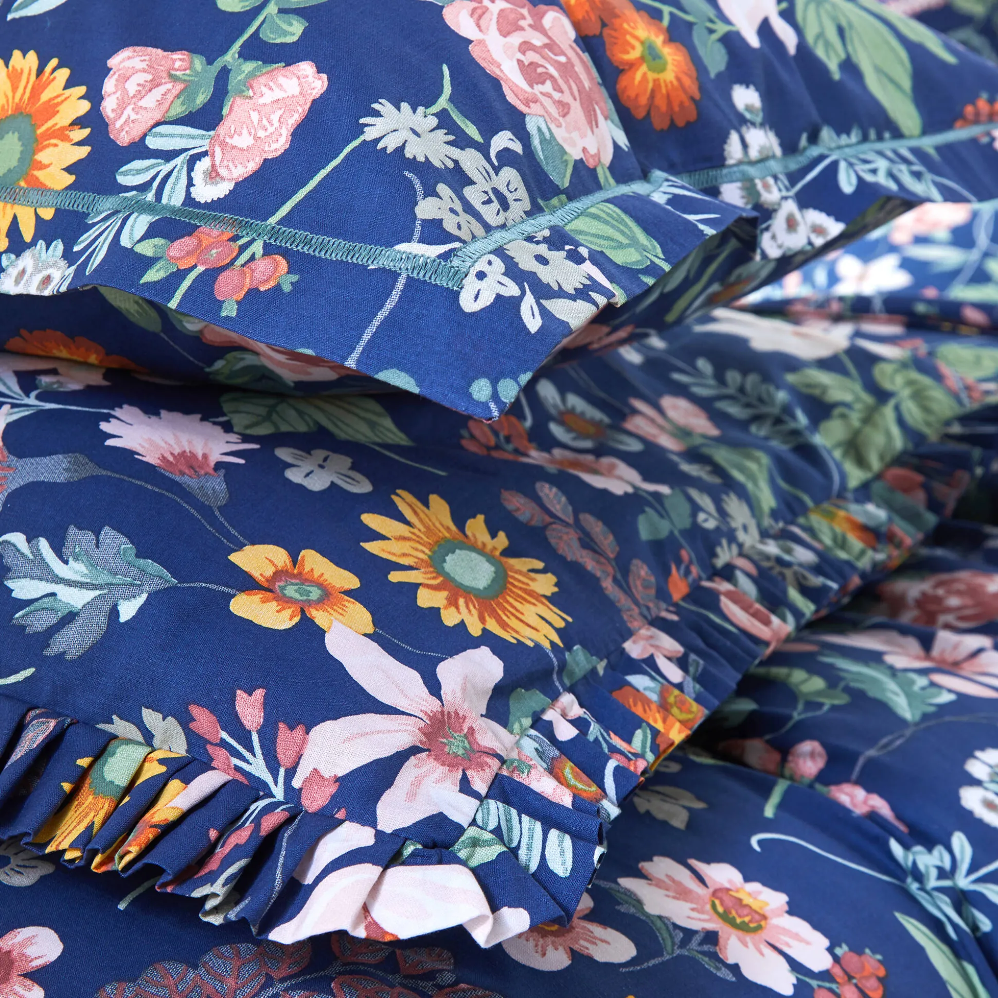 Bedlinnen Kelly in katoen met bloemenprint