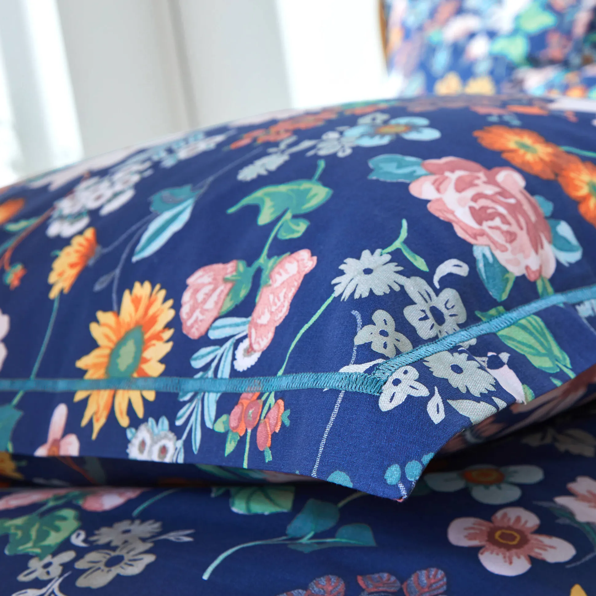 Bedlinnen Kelly in katoen met bloemenprint