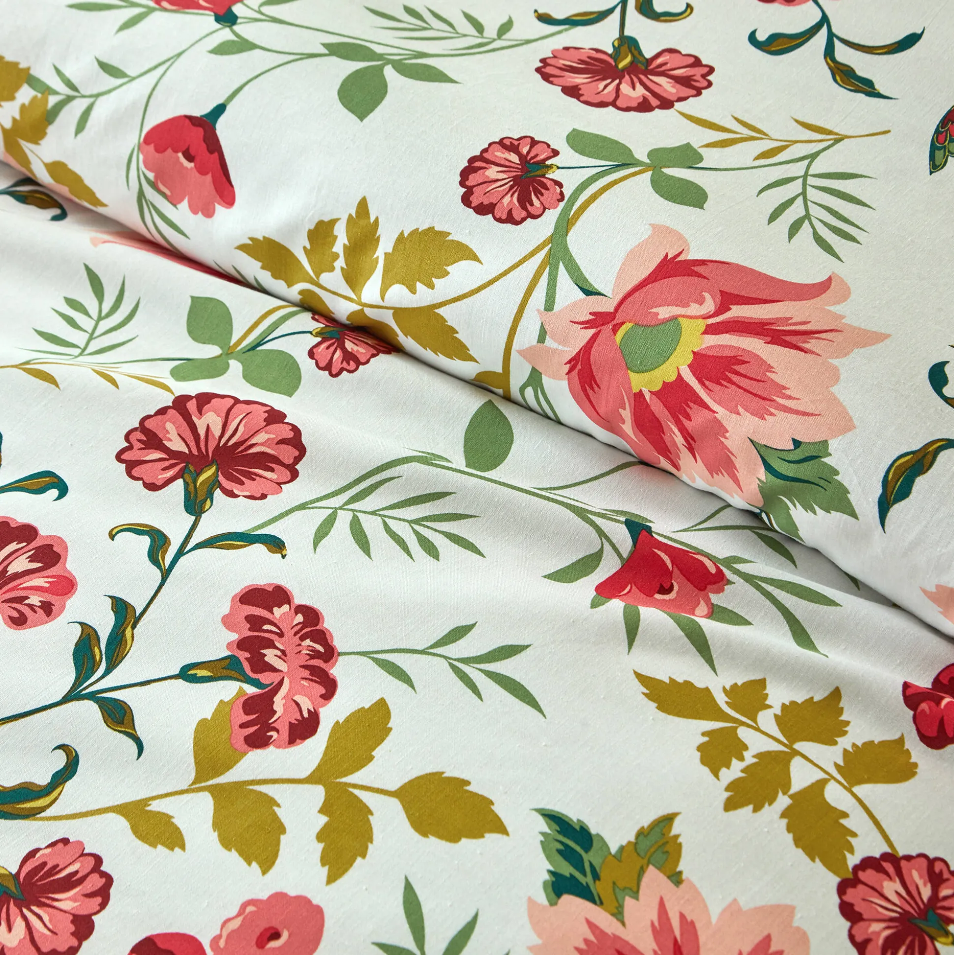 Bedlinnen Lola met bloemenprint - in katoen
