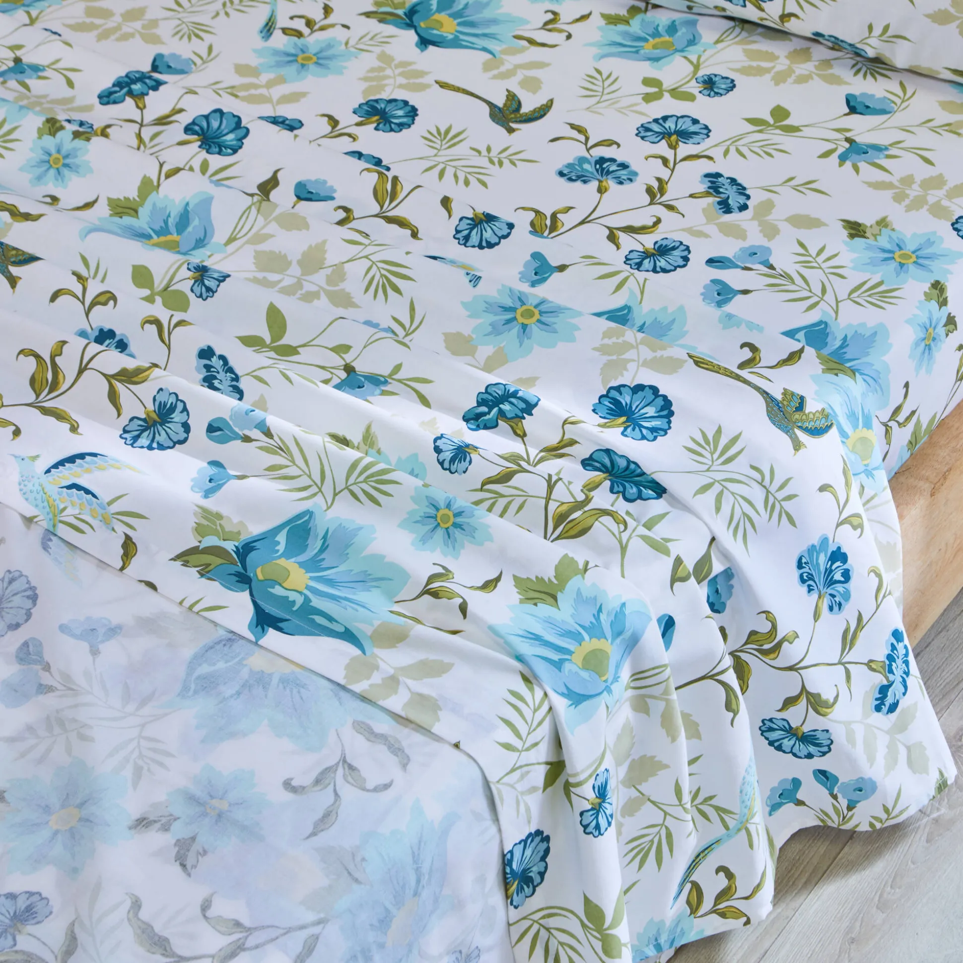 Bedlinnen Lola met bloemenprint - in katoen