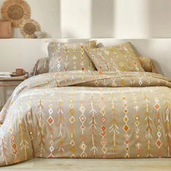 Bedlinnen Mahe in katoen met etnische print