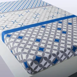 Bedlinnen Marlow, katoen met geometrische motieven