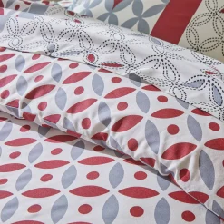 Bedlinnen Marlow, katoen met geometrische motieven