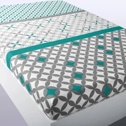 Bedlinnen Marlow, katoen met geometrische motieven