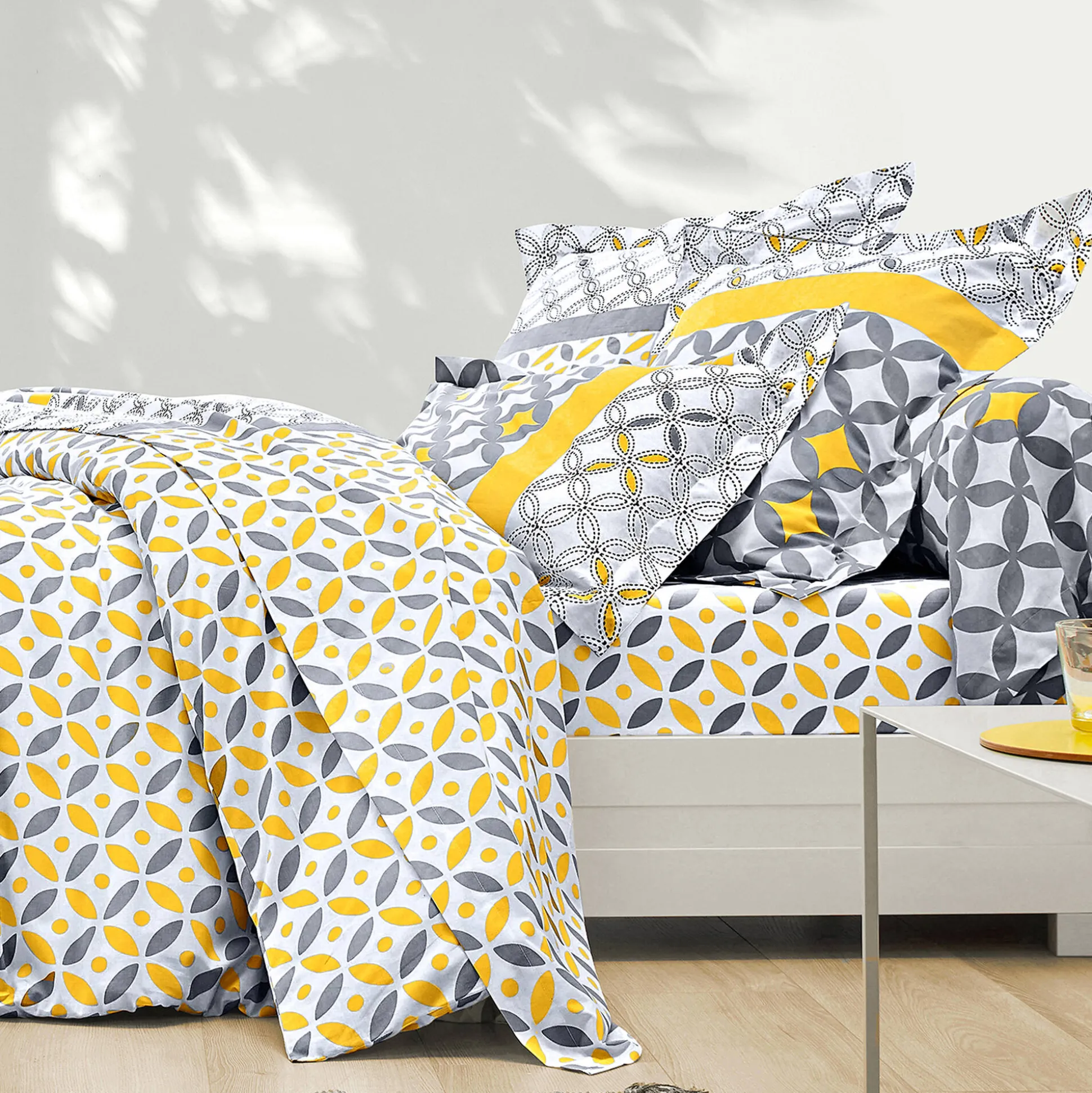 Bedlinnen Marlox in katoen met geometrische motieven
