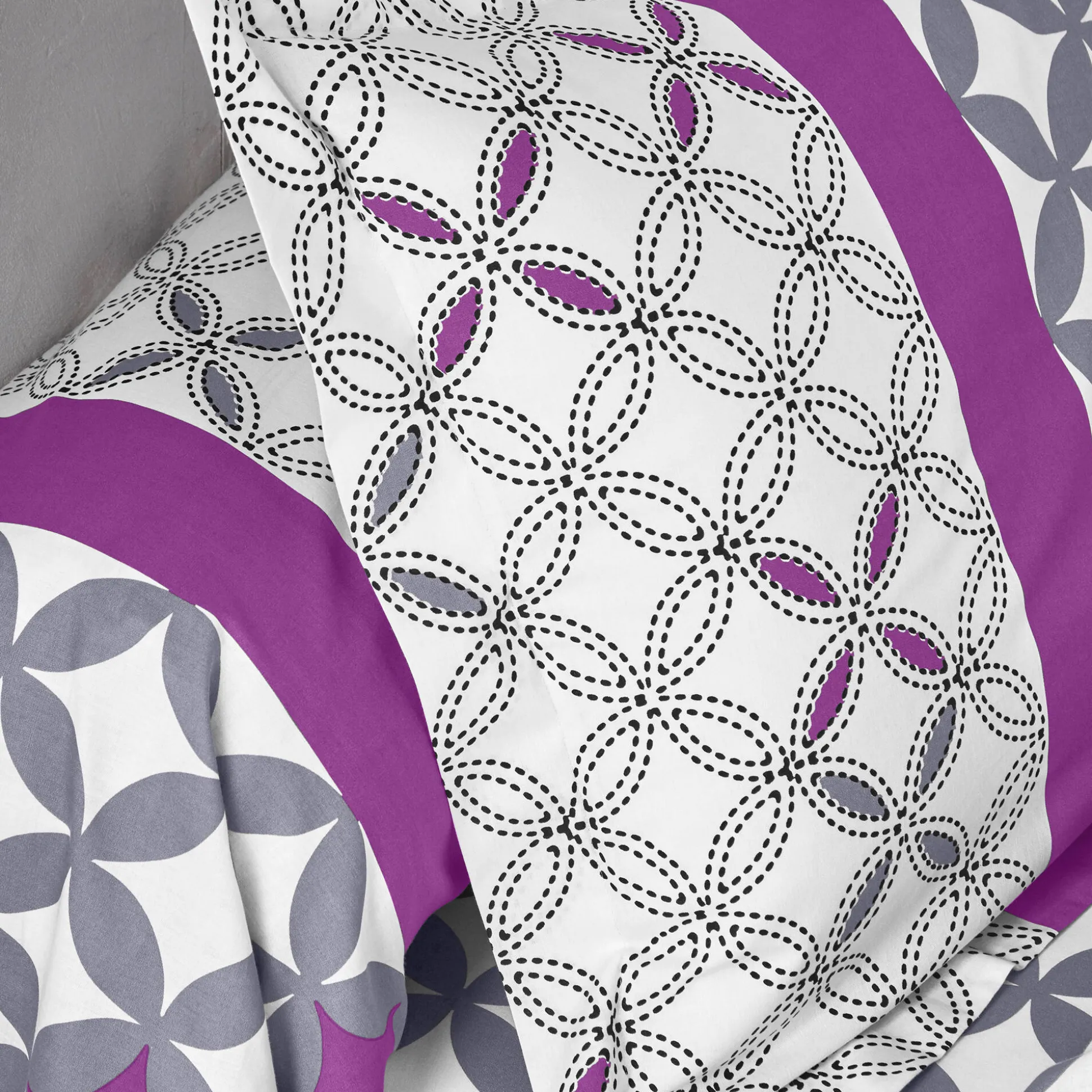Bedlinnen Marlox in katoen met geometrische motieven