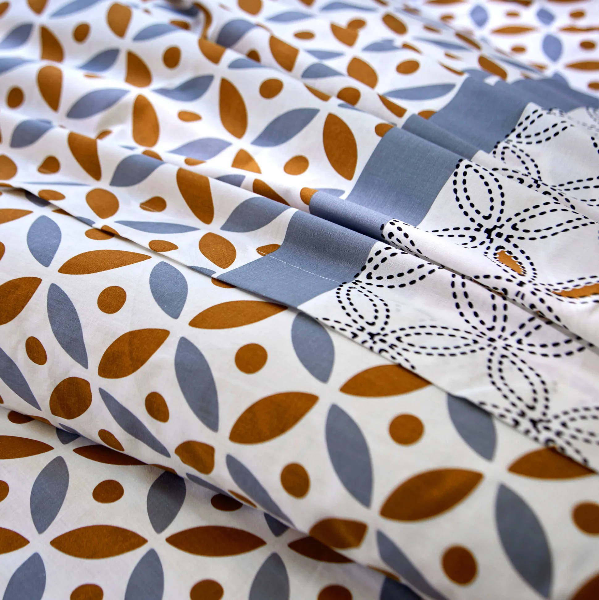 Bedlinnen Marlox in katoen met geometrische motieven