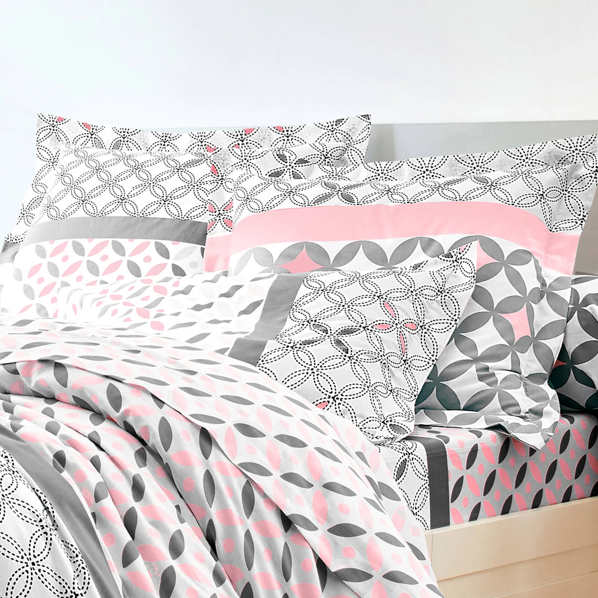 Bedlinnen Marlox in katoen met geometrische motieven