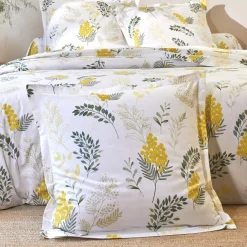 Bedlinnen Mimosa in katoen met bloemenprint