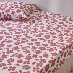 Bedlinnen Petunia in bedrukt flanel