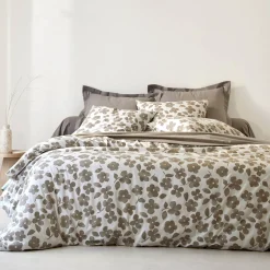 Bedlinnen Petunia in bedrukt flanel