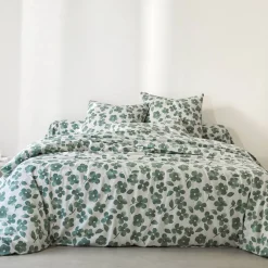 Bedlinnen Petunia in bedrukt flanel