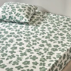 Bedlinnen Petunia in bedrukt flanel