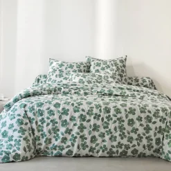 Bedlinnen Petunia in bedrukt flanel