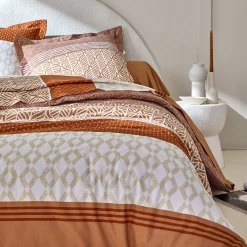 Bedlinnen Tommy in katoen met geometrische print