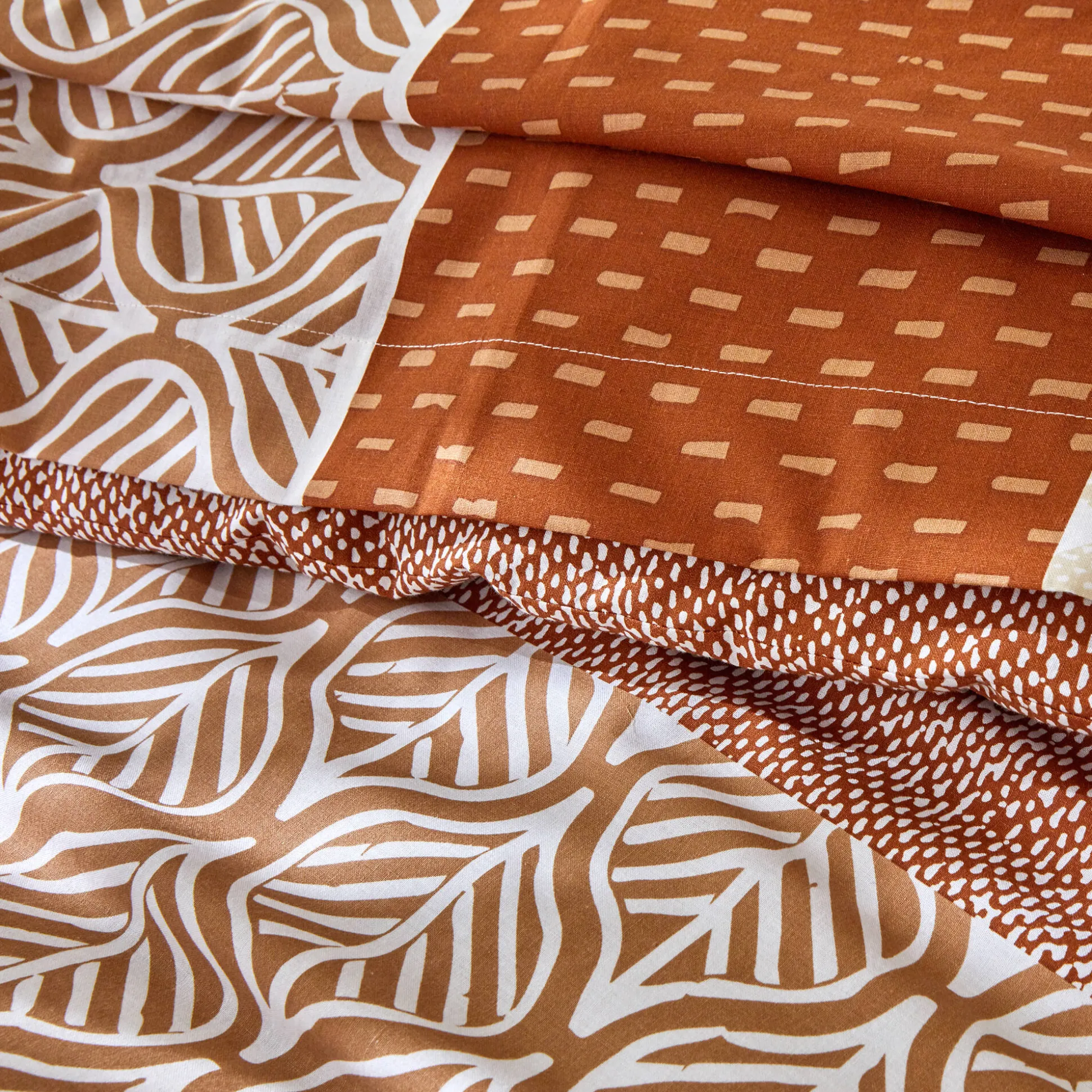 Bedlinnen Tommy in katoen met geometrische print