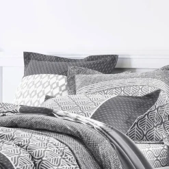 Bedlinnen Tommy in katoen met geometrische print