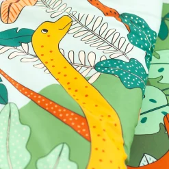 Bedlinnen voor kinderen Jurassi, in katoen - dinosaurusprint